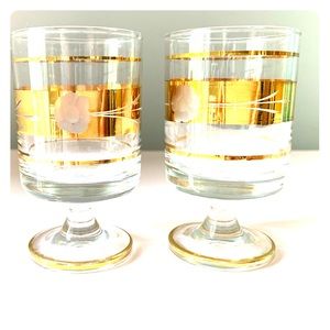 Vintage Mid Century Cordial Glasses
